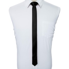 JEMYGINS Men's Narrow Tie Plain in Various Colours 4 cm -