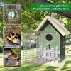 Tryly 2Pcs Bluebird House Protector Guards, Stainless Bird House Entrance,Designed