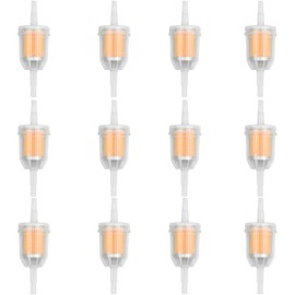 SOFO High-Efficiency Gas 1/4 Inch Fuel Filter - 12-Pack Inline Fuel Filter with Magnet for 5/16 Inch Lines, Pro Gas Saver Suitable for Small Engines, Lawn Mowers, and Motorcycles.