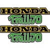 Honda CT70 K3 1974 Trail 70 frame Decals, Graphics