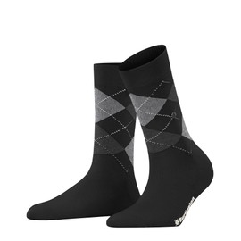 Burlington Covent Garden Socks Opaque Cotton (Organic), Black (3000)