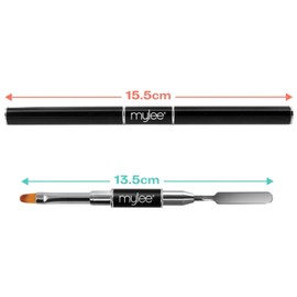 Mylee Polymer Gel Dual-Ended Tool – 2 in 1 Brush & Picker for UV/LED Nail Art, Nail Tips & Extensions Builder