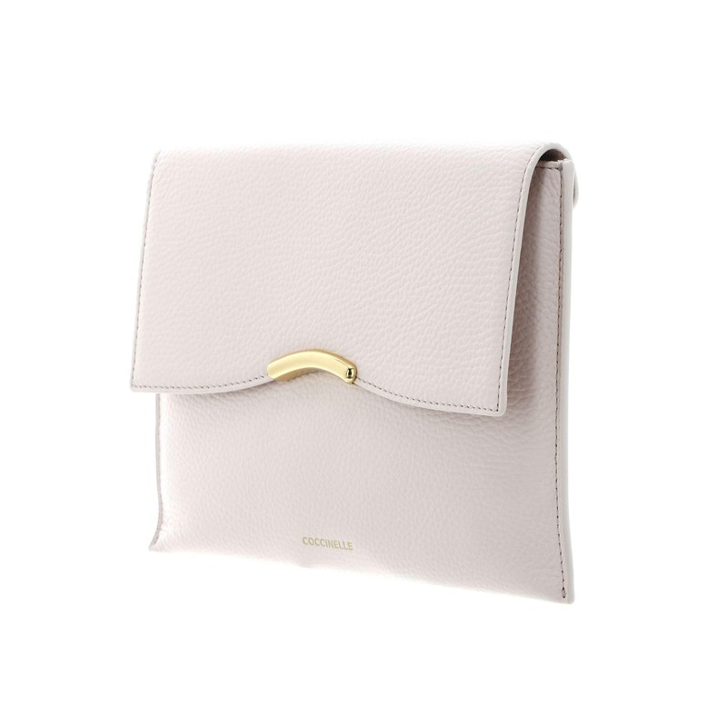 Coccinelle Envelopes Grained Leather Creamy Pink, Creamy Pink