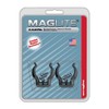 Maglite Black Universal Mounting Brackets for C-Cell Flashlight, 2 pk