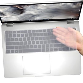 Keyboard Cover for 16" Dell Pro 16 PC16250 PC16255/ Pro 16 Plus PB16250 PB16255/ Pro Max 16 MC16250 MC16255, 2026-2024 Dell Pro Max 18 Plus MB1825 18'' US Protective Keyboard Skin-Clear
