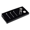 Plain Silver Golf Gift Set of Three Tees, Divot Tool