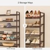 Nunsino Shoe Rack, Long Shoe Organizer,Max Holds 50 Pairs,8 Tier