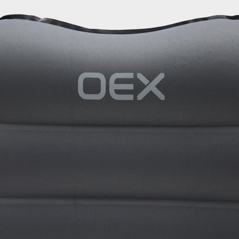 OEX Flux UL Inflatable Camping Pillow, ToughLite™ Puncture-Resistant, Peach Suede,