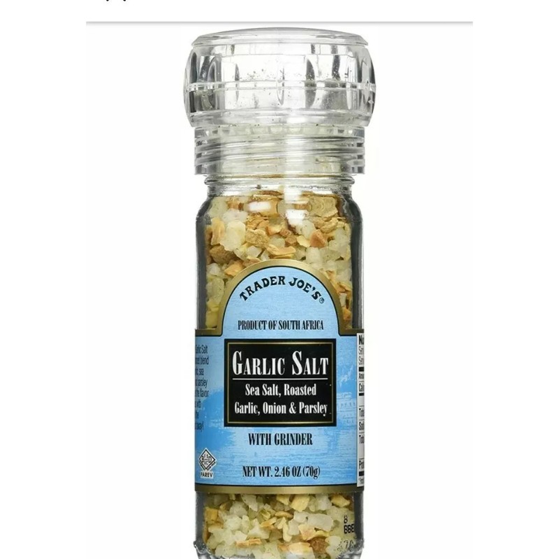 Trader Joe's 3 PACK TRADER JOE'S Garlic Salt with Grinder