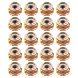 OTOTEC 20PCS Blade Nut M10x1.25 Left Hand Thread Collar Nut Replacements for Irrigation Timers Lawn Mowers Brush Cutters Accessories