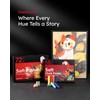 Fantastory Long Soft Chalk Pastels Set, 72 Sticks,Includes 5 Fluorescent
