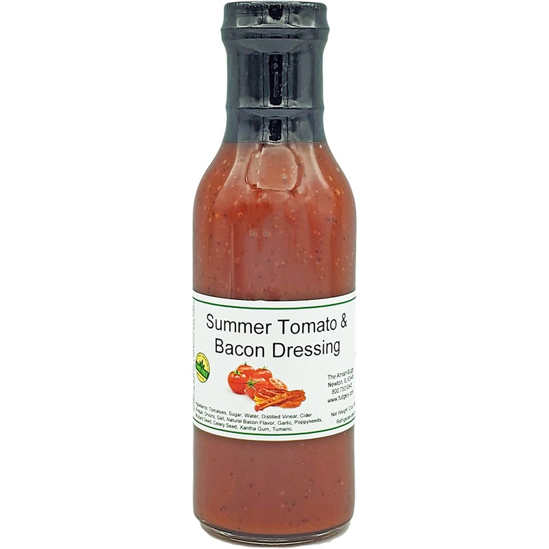 Amish Made Dressings (3 Jars) (Summer Tomato & Bacon Dressing)