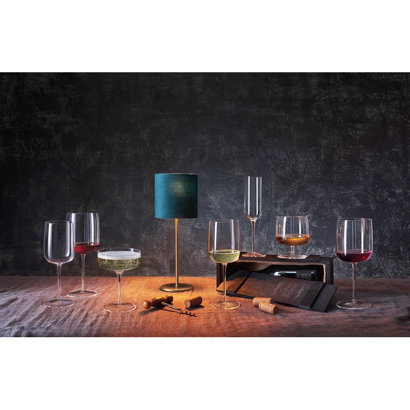 Bormioli Luigi Vanalia Set of 6 Rum and Cognac Glasses,