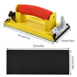 TMBMLPP 48PCS Wet and Dry Sandpaper with Hand Sanding Block, Emery Paper 120 to 7000 Grit, Wet Sandpaper, Abrasive Paper, Hand Sander for Walls,Furniture Finishing, Metal Sanding, Automotive Polishing