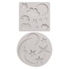 Moon Stars Silicone Mold Set, Clouds Shaped Moon Star Chocolate