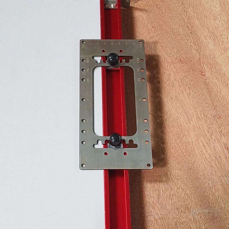 Cabinet Hardware Jig 64mm 96mm 128mm 192mm Laser Engraved Portable