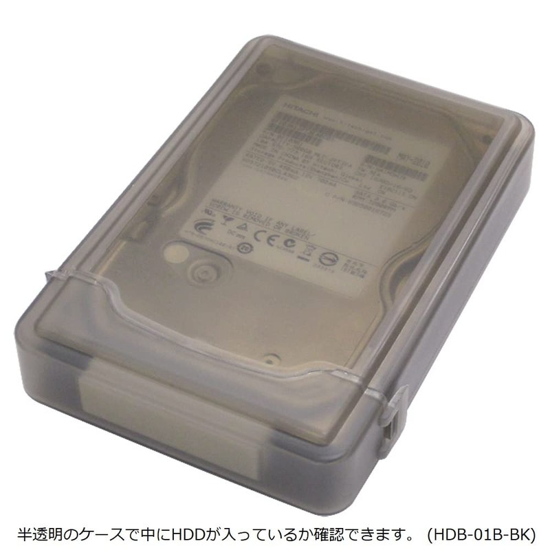 INEX HDB-01B-WH 3.5-inch HDD Storage Case, White