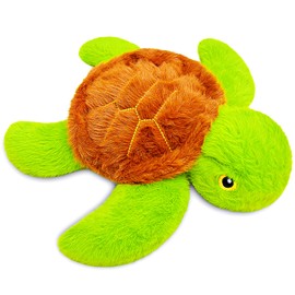 LoYuSenn 10-Inch Sea Turtle Stuffed Animal, Cute Turtle Plush Toys for Kids, Soft Stuffed Sea Animal Plushies for Girls and Boys, Plush Toys for Decor, Birthday Gifts, Ocean Themed Party Favors