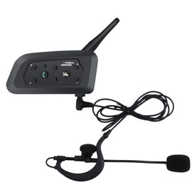 EJEAS V6C Professional Football Referee Bluetooth Intercom, 850mAh Full Duplex 1200M Wireless Bluetooth Interphone with Referees Headset and Running Armband for Soccer Hockey Rugby Sport (1 Pack)