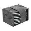 Camping Tableware Storage Felt Bag with Dividers,Camping Accessories for Motorhome