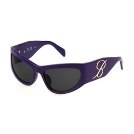 Blumarine Unisex Sunglasses, 09x6 Viola Pieno