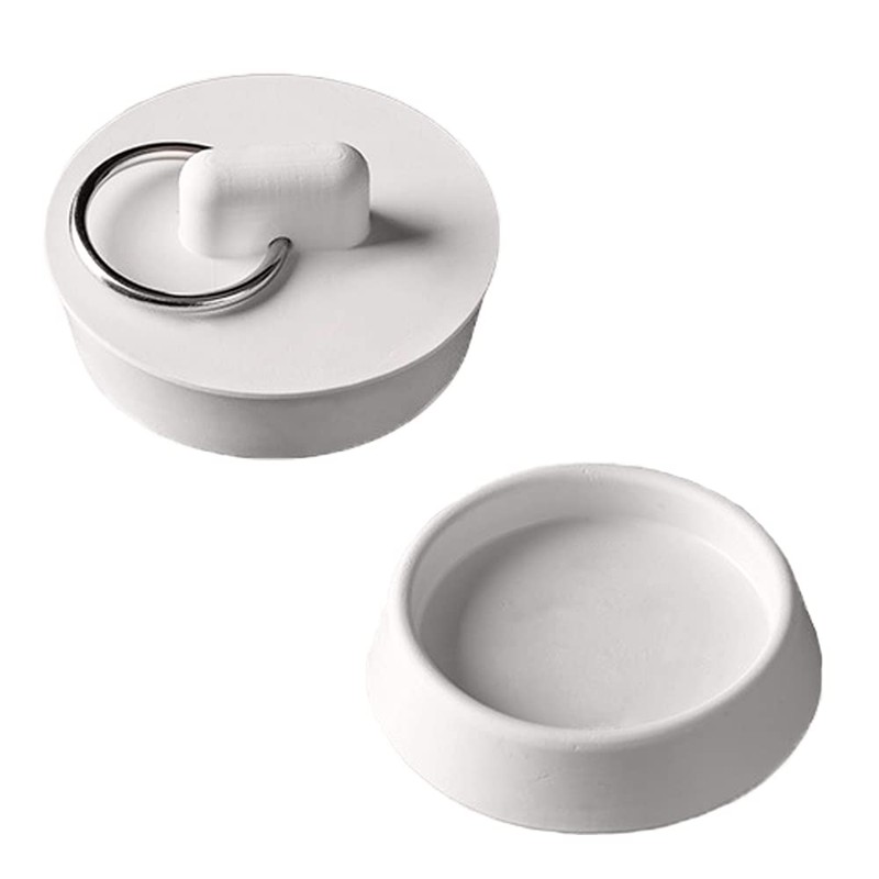 Dzsomt Drain Plug, Pack of 6 Sink Plugs, White Plugs