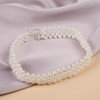 Danshinbow Multi Layered Beaded Necklace Clavicle Choker Adjustable Jewellery for