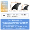 nanomaru General Purpose FCS Twin Fin 2+1 Stabilizer Board Fin