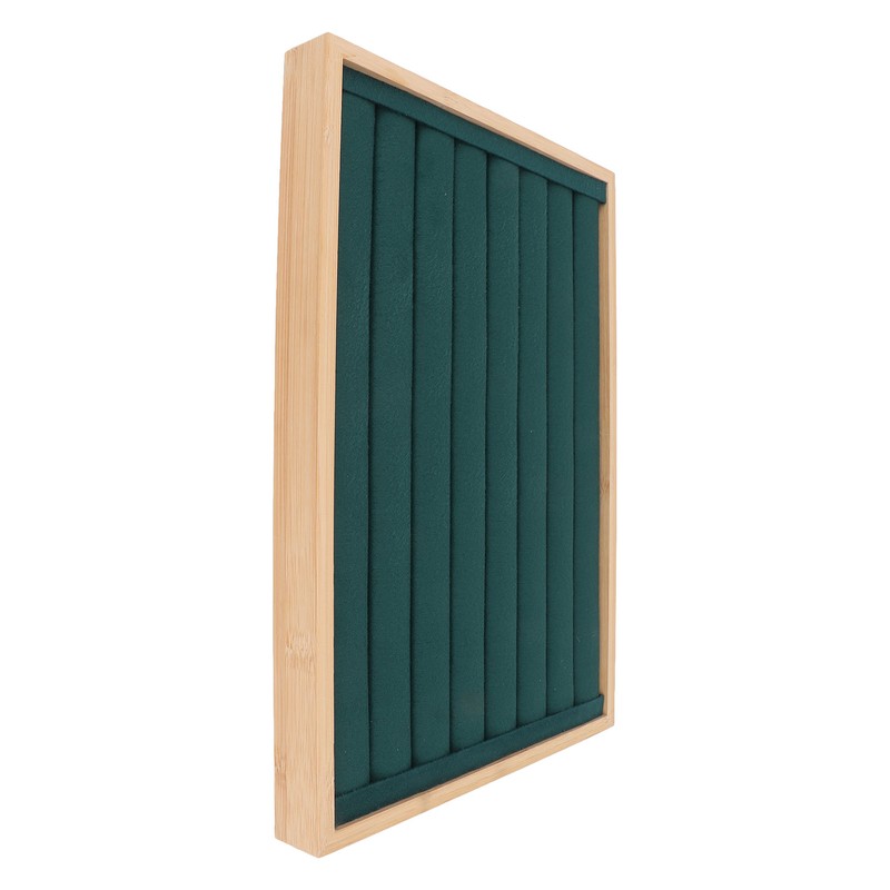 Rings Tray 7 Rows Stackable Protective Scratch Proof Lining Drawer