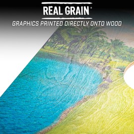 GoSports 4 Ft x 2 Ft Regulation Size Premium Wood Cornhole Set - Vintage Wood Designs (Choose Your Style)