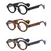 YAMEIZE Oval Blue Light Filter Glasses for Women Men Retro