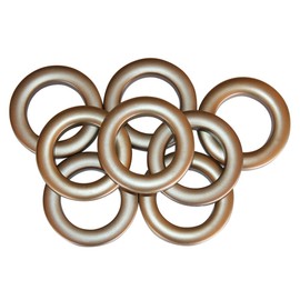 Home Sewing Depot #10 Plastic Grommet, 1 3/8", 8 Sets, Matte Brass