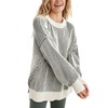 Tomosc Beyond Chenille Sweater for Women 2024 Winter Crew Neck