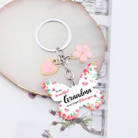 OEHEDOU Grandma Gifts Birthday Gifts For Grandma Best Grandma Gifts Grandma Birthday Gifts Grandmother Birthday Gifts Happy Birthday Gift For Grandma Gifts For Grandma Birthday Keychain