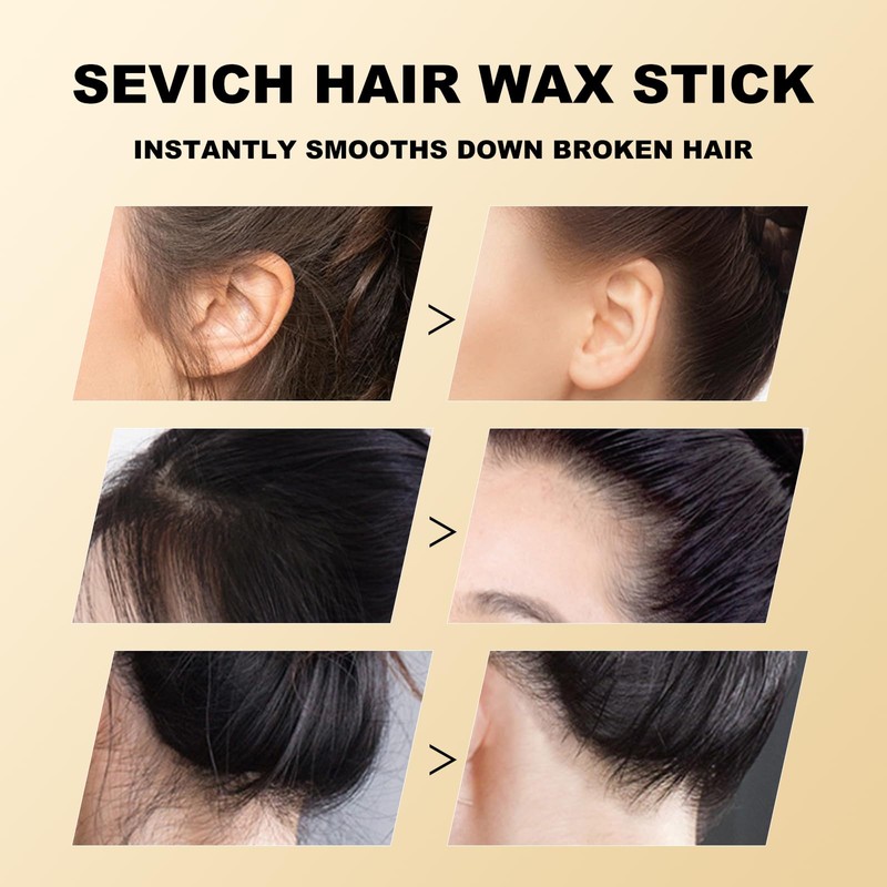 SEVICH Hair Wax Stick for Women & Kids, Hair Styling