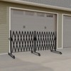 Industrial Expandable Metal Barricade,18FT Folding Security Gate, Flexible Mobile Barrier