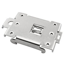 FMHXG 35mm Rail Mounting Bracket Metal 35mm DIN Rail Mount Adapter for Single Phase Solid State Relay Relay Rail Mounting