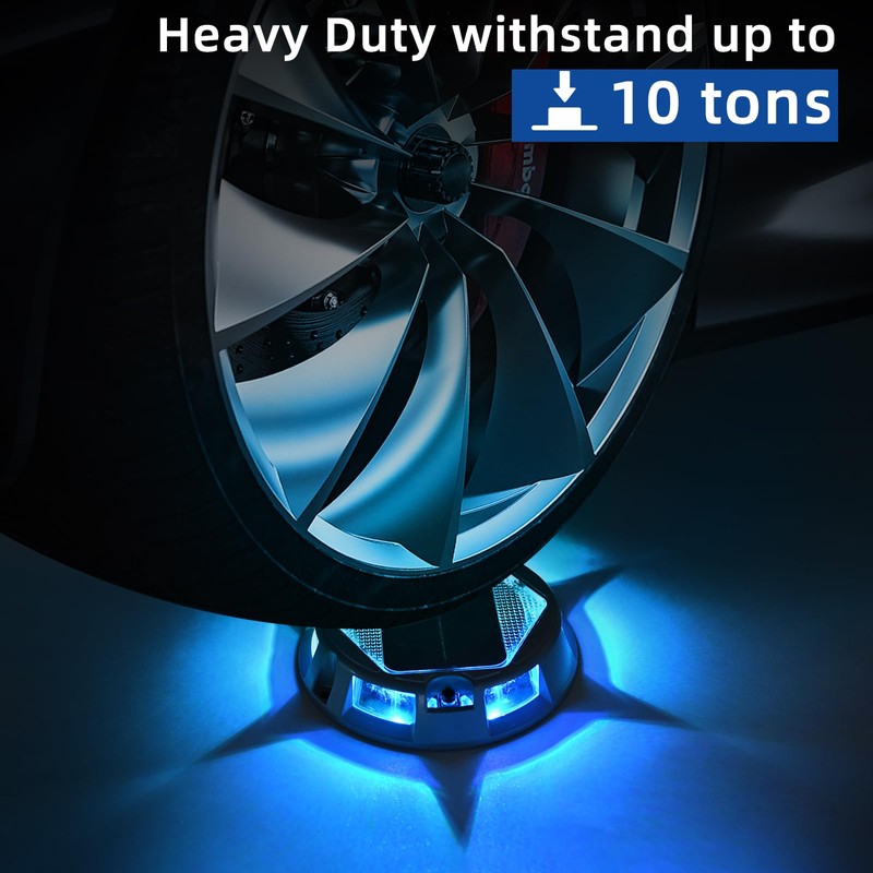 Multicolor Solar Driveway Deck Lights, [4 Pack] 12 Modes IP67