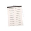 Baluue 3 Sheets Eyebrow Stickers Natural Looking Peel Off Transfer