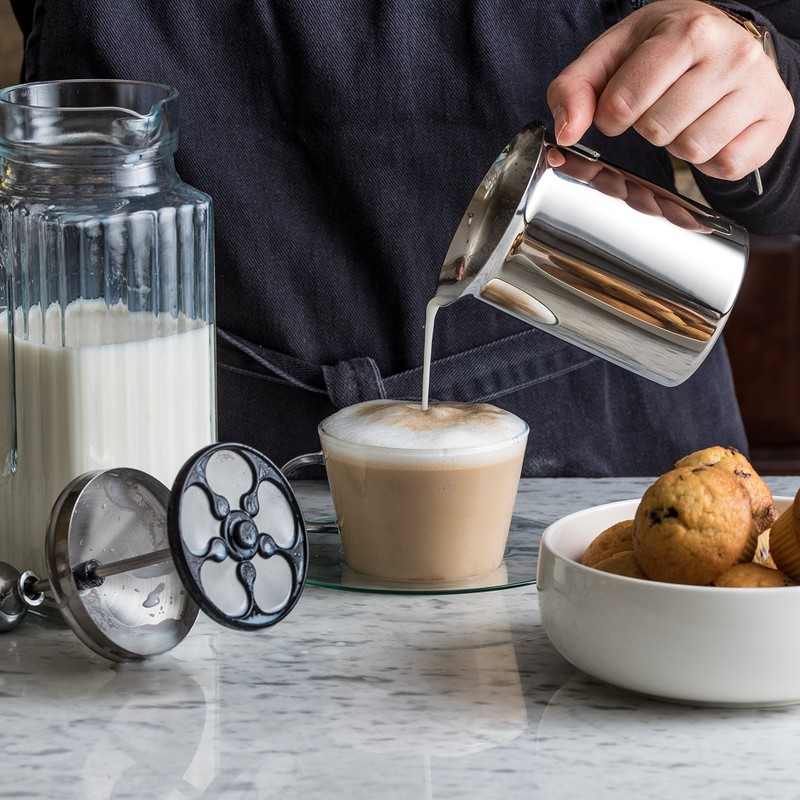 Bellemain Milk Frother Handheld, Thick, Creamy Milk Foam Maker, Warm