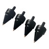 Precisiongeek - Large Aluminum Anodised Black Speaker Spikes M8 x