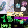 JEMESI Luminous Sequins, Yellow 100 g Opal Chunky Glitter, Glitter