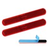 AYBUY Reflectors Motorcycle E4 Rear Red, 2 Pieces 139 x