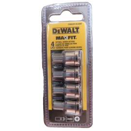 DeWalt Max Fit Phillips 1 in. L Drywall Screw Setter Steel 4 pk #DWA2014C4MF NEW