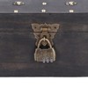 Treasure Props Storage Box with Password Lock Retro Wooden Storage