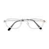 Readers.com Reading Glasses: The Anderson, Metal rectangle Style for Men