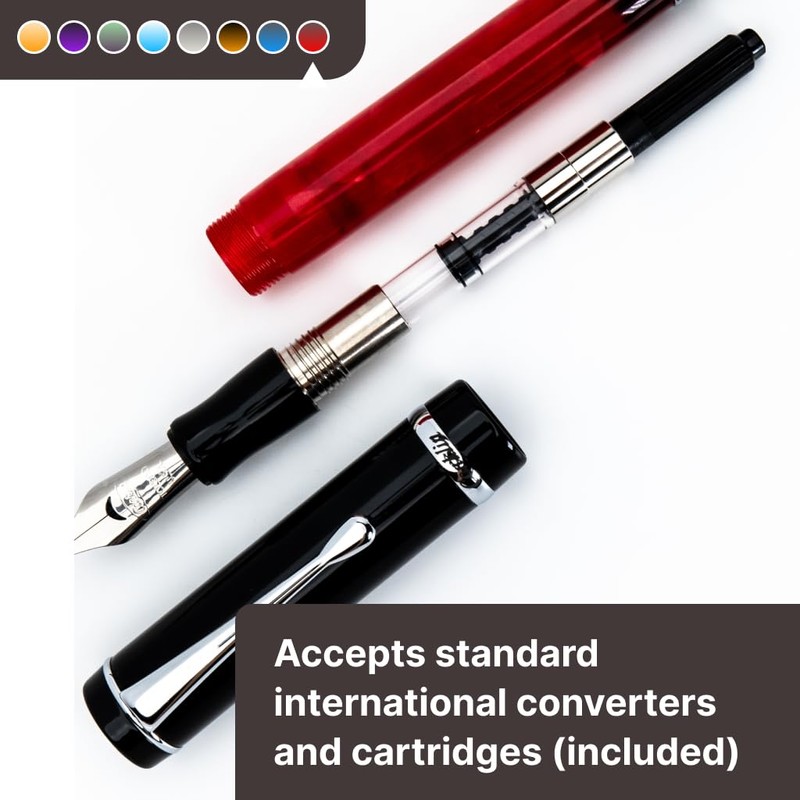 Duragraph Fountain Pen Red Nights - EF