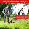 Weed Trimmer Support Wheel Adjustable Lawn Mower Auxiliary Wheels User-Friendly