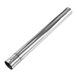 Motoforti 3.5" OD Straight Tubing Mandrel Tube Pipe 35" Length T304 Stainless Steel Universal Fit Piping Silver Tone