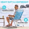 #WEJOY High Back Aluminum Beach Chair Beach Chair Sling Camping/Sunbathing